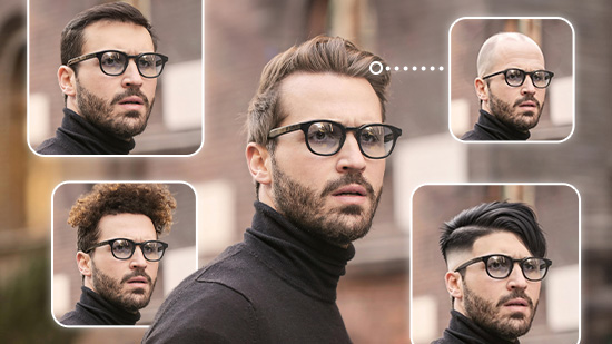 Männer-Frisuren testen mit den besten KI-Apps