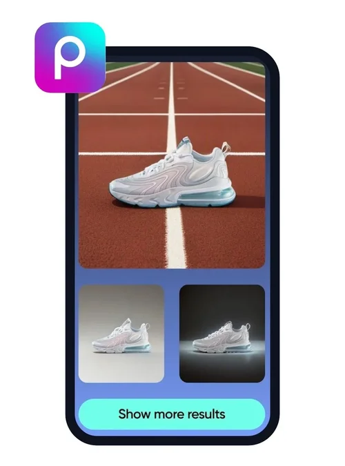 change photo background UI of Picsart