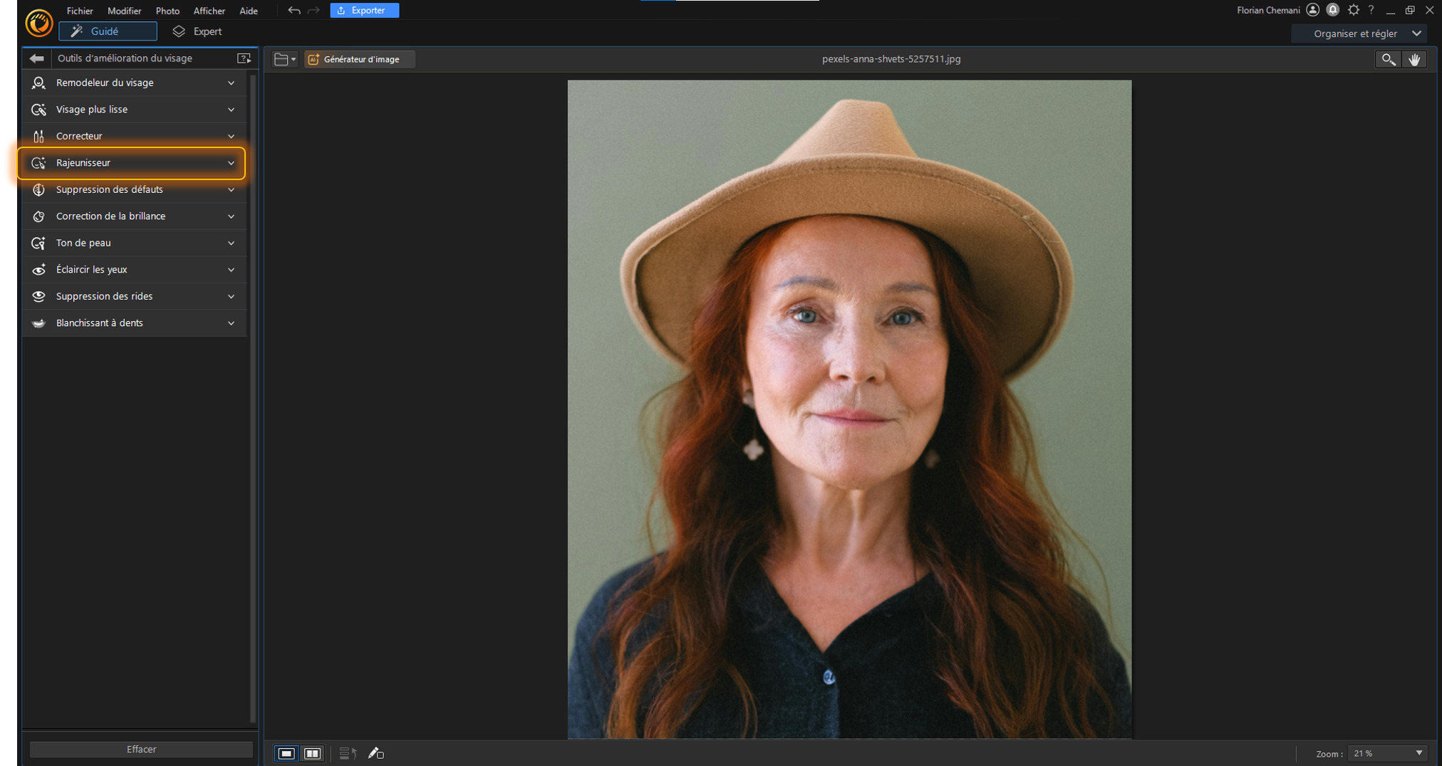 Tutoriel rajeunir une photo sur PC