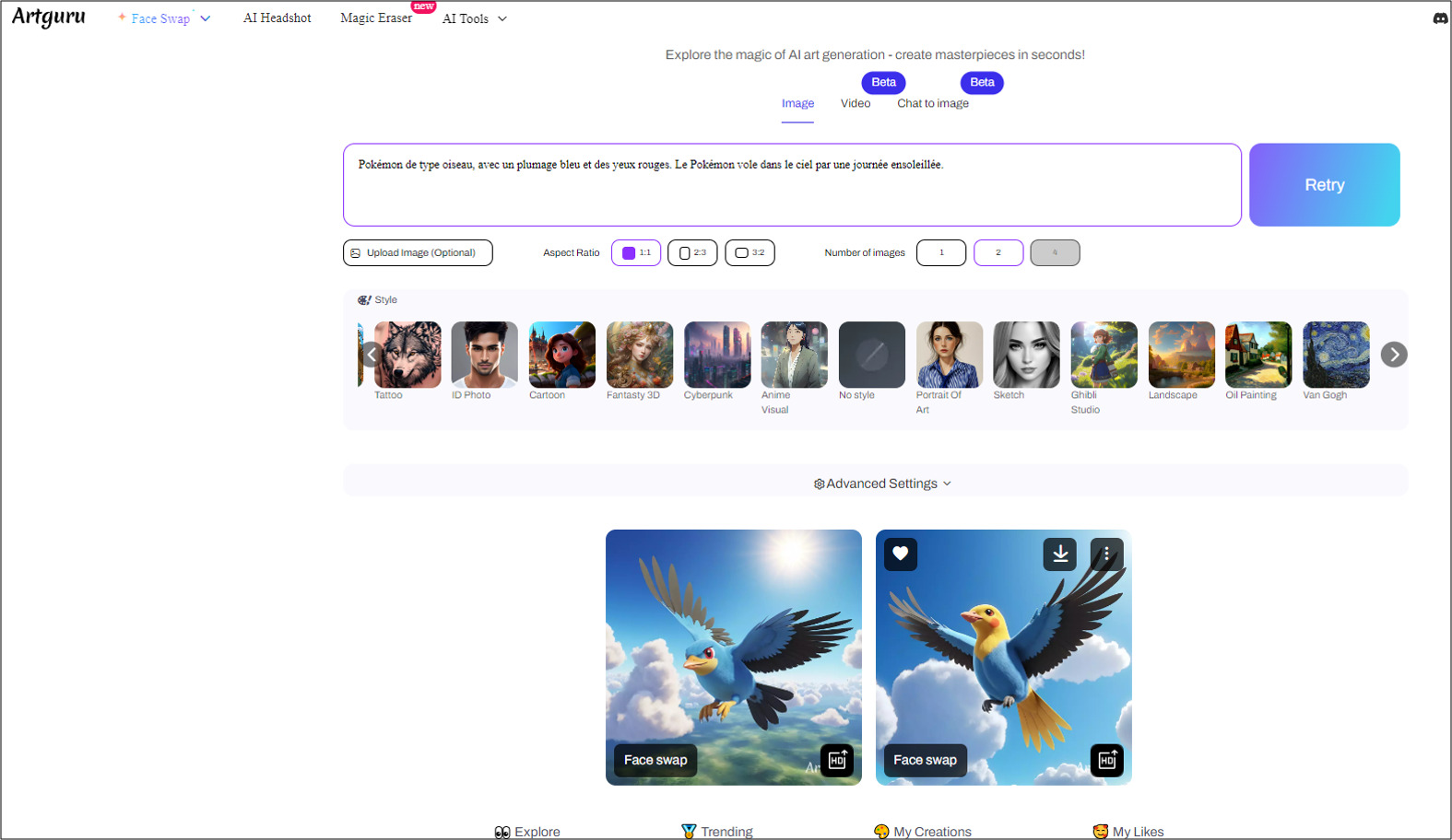 ArtGuru - 5e Meilleur générateur de Pokémon