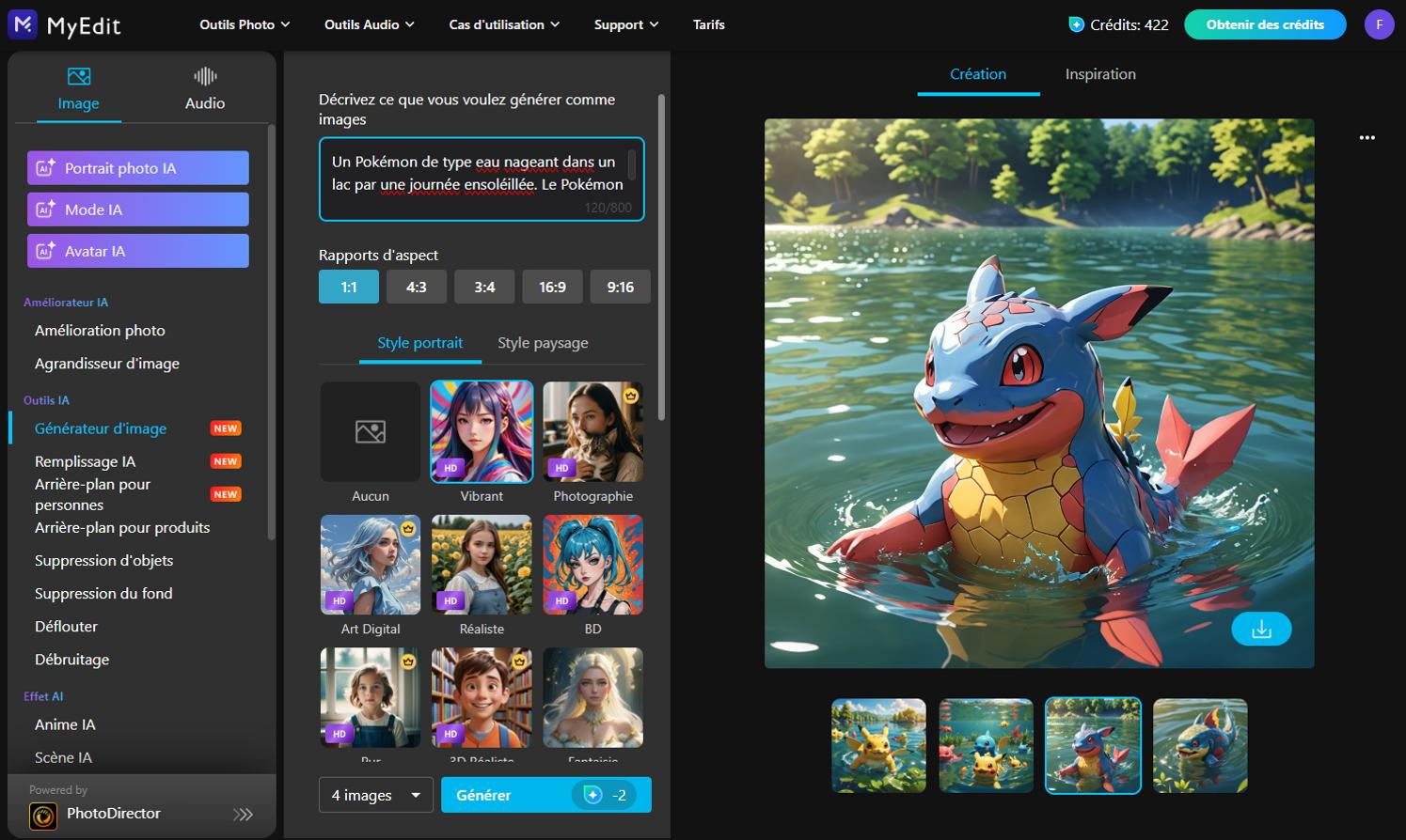 MyEdit - Meilleur générateur de Pokémon