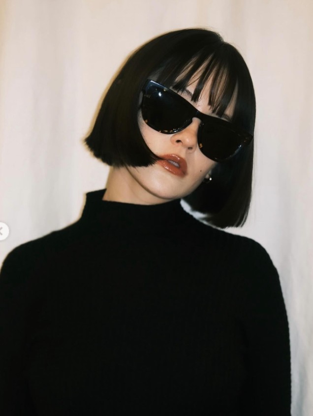 圓臉短髮髮型示範:內彎鮑伯頭