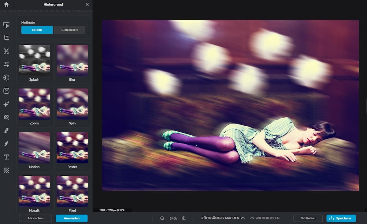 Pixlr X - Moderner Bild-Editor für schnelle und professionelle Bearbeitungen