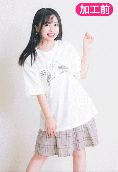 MyEdit 水着試着サンプル