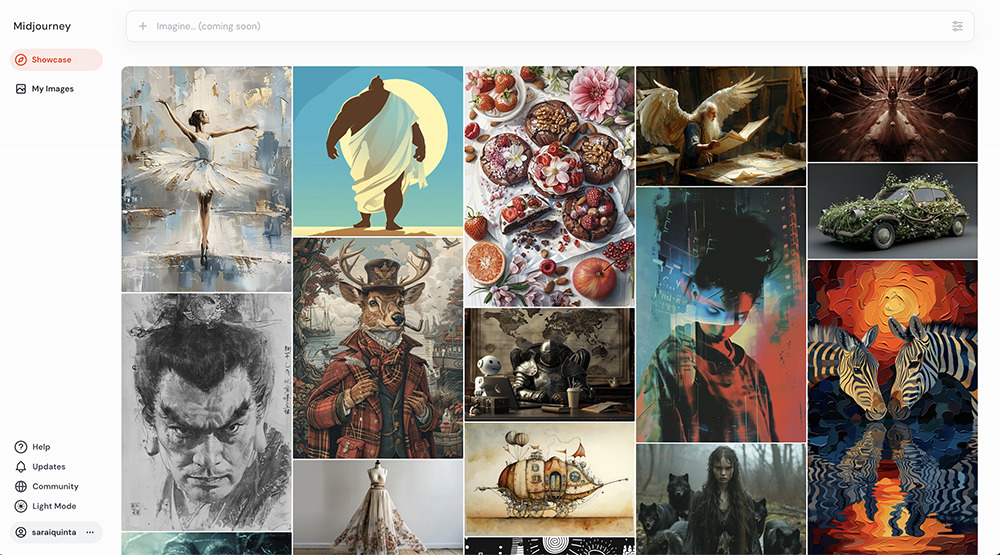 midjourney Interface