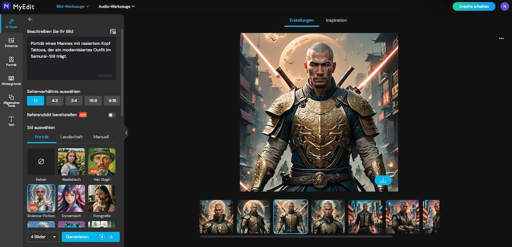 MyEdit - Der beste kostenlose Online-Editor für Bild- und Audiobearbeitung