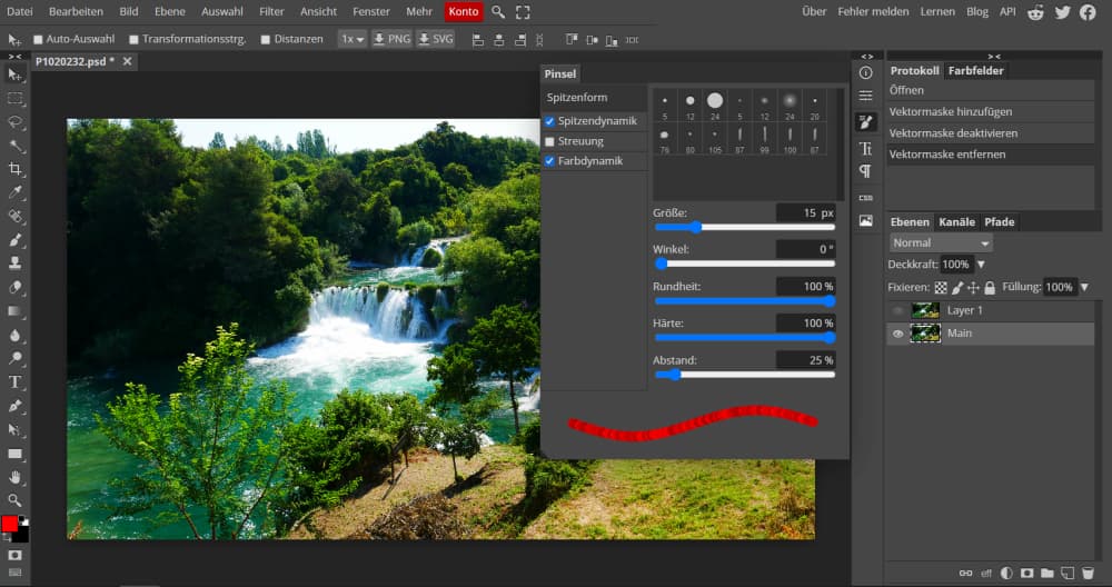 Photopea - Leistungsstarke Photoshop-Alternative
