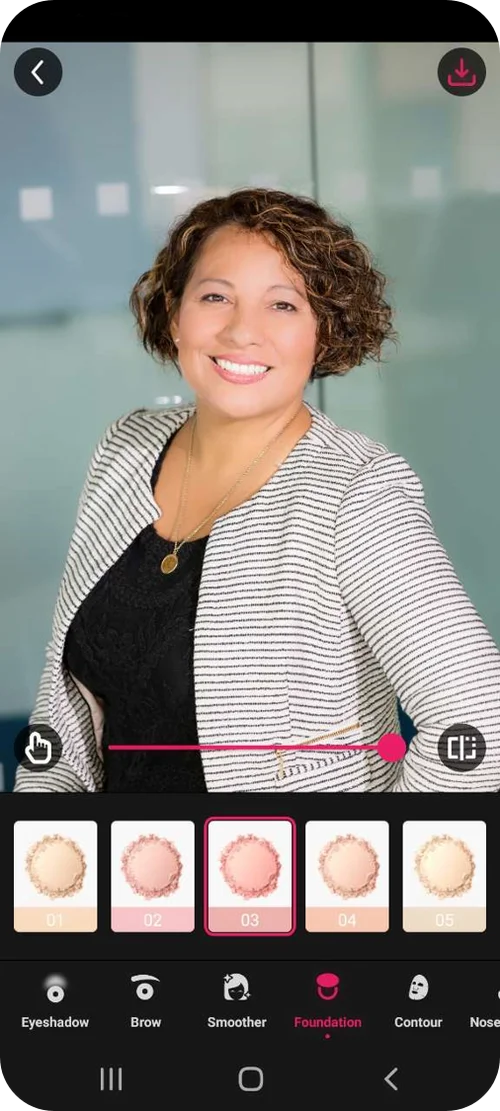 Beauty Makeup Photo Editor - 5eme Meilleure application pour trouver teinte de fond de teint