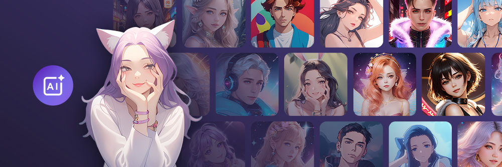 Vtubers created with Vviid AI