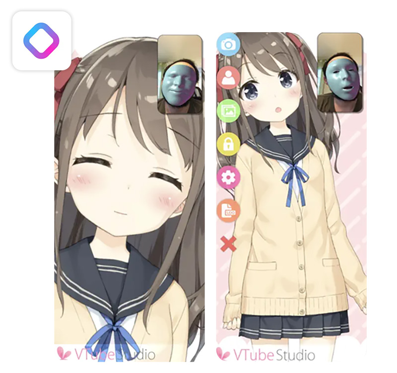 UI of REALITY to create a Vtuber