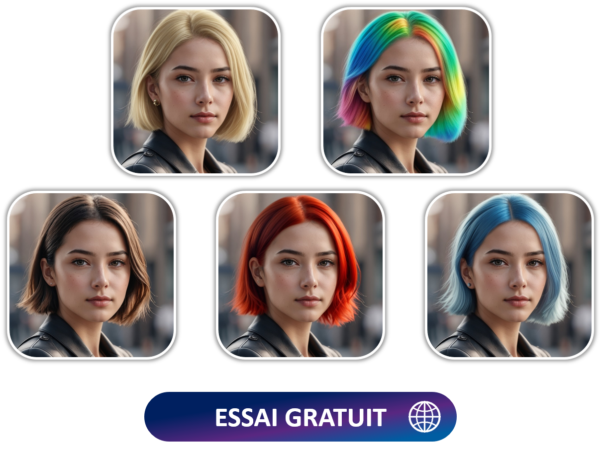 MyEdit - Simulateur couleur de cheveux IA