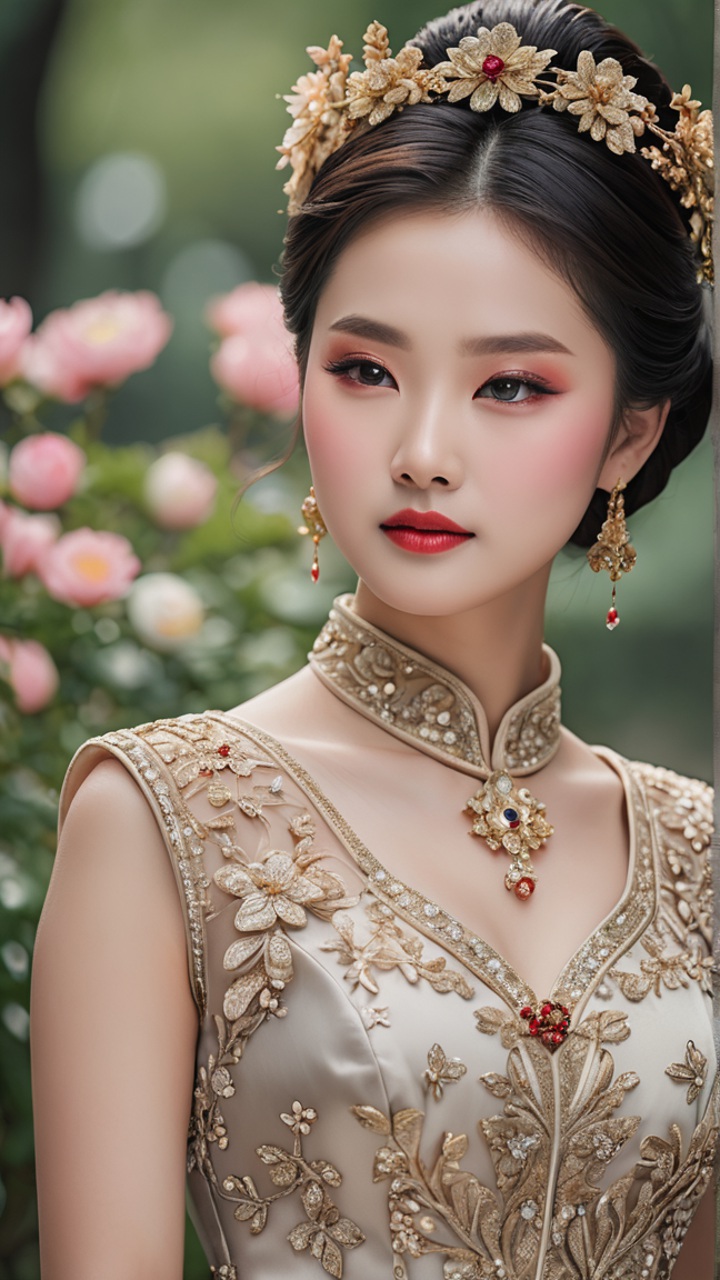 生成早安美女圖素材