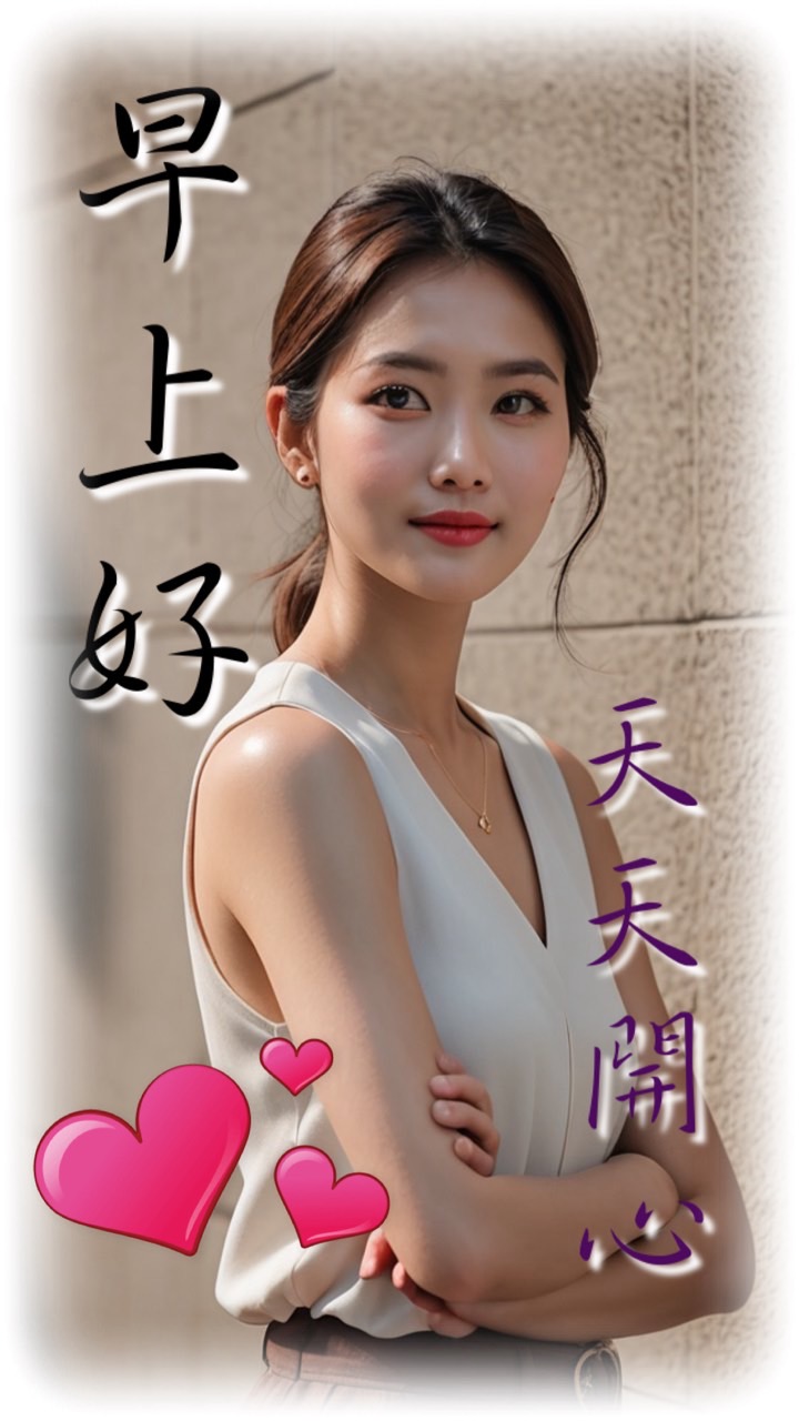 早安美女圖製作教學