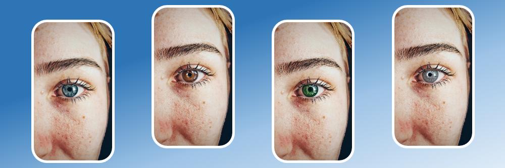 Les 5 meilleurs apps pour changer la couleur des yeux