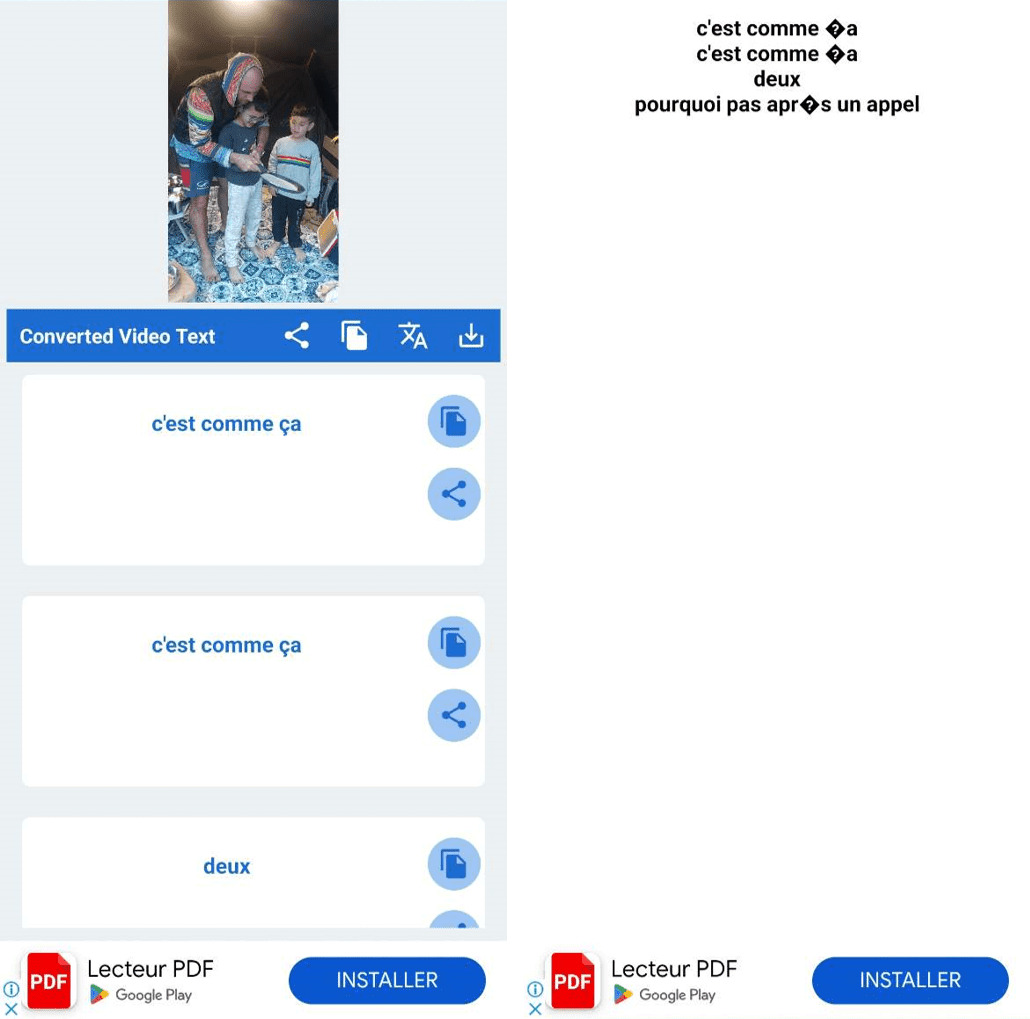 Convertisseur vidéo en texte