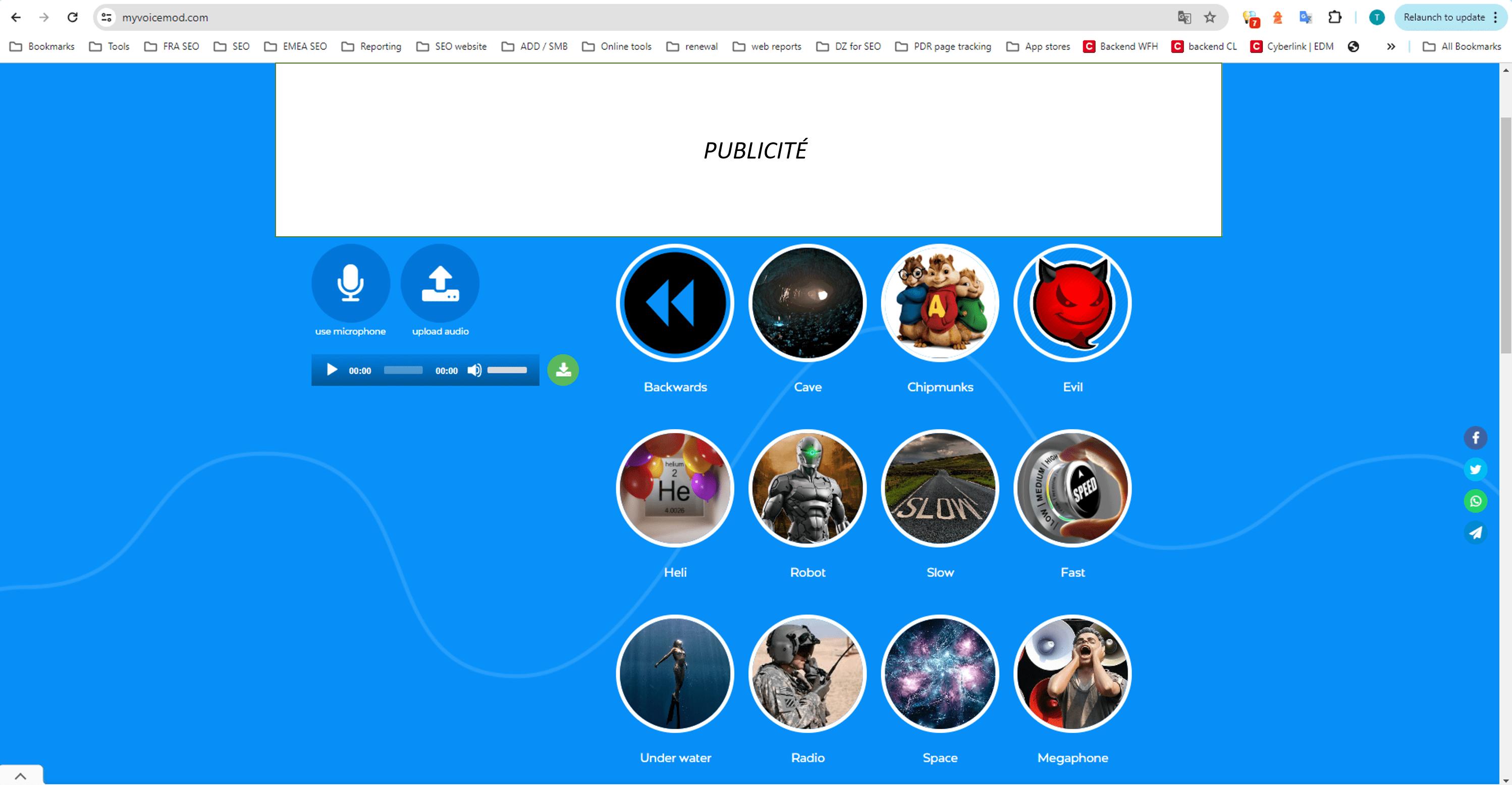 myvoicemod - Modificateur de voix en ligne
