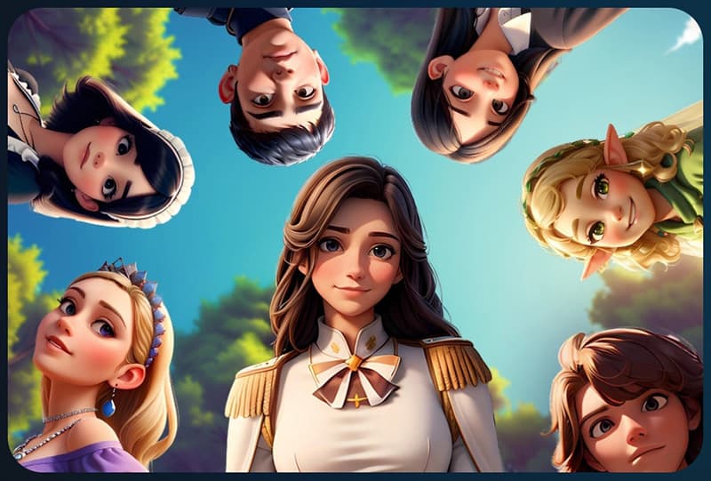 MyEdit AI 3D アニメ化スタイルサンプル