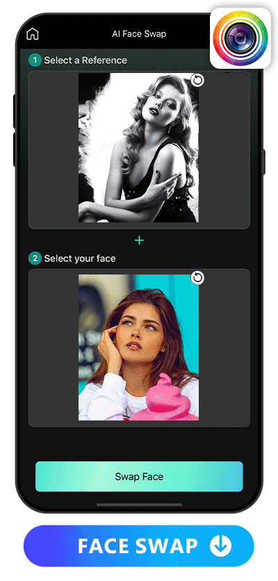 PhotoDirector App - Meilleure application gratuite pour changer de visage