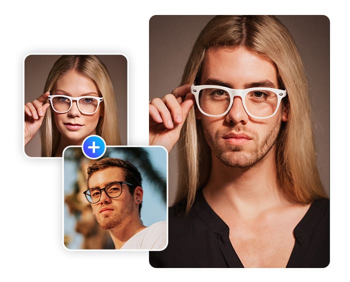 Vivid Glam App - Meilleure appli pour changer un visage sur une photo sur iPhone
