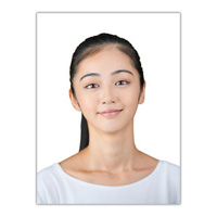PhotoDirector 証明写真サンプル