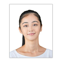 PhotoDirector 証明写真サンプル