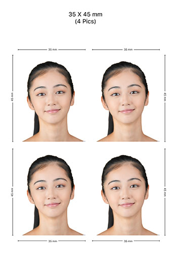 PhotoDirector 証明写真 L判サンプル