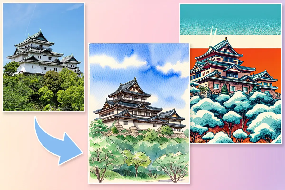 【無料】AI イラスト風景・AI 風景画が生成できるおすすめ画像加工アプリ ５ 選
