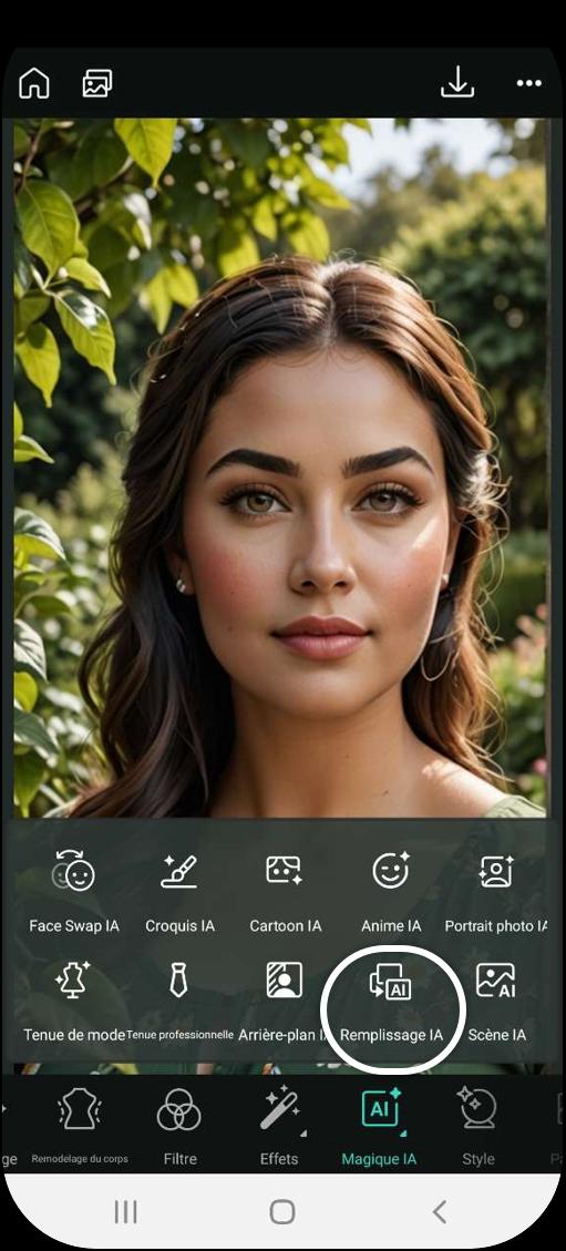 PhotoDirector - Changer de coiffure sur un visage Tutoriel 3