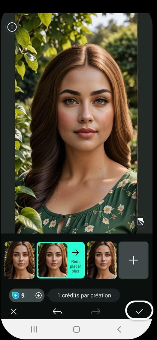 PhotoDirector - Changer de coiffure sur un visage Tutoriel 5