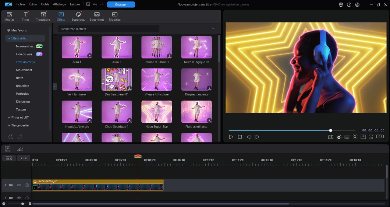 faceless vidéo avec PowerDirector