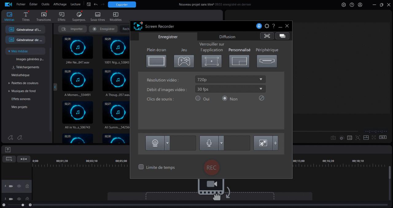 faceless vidéo avec PowerDirector
