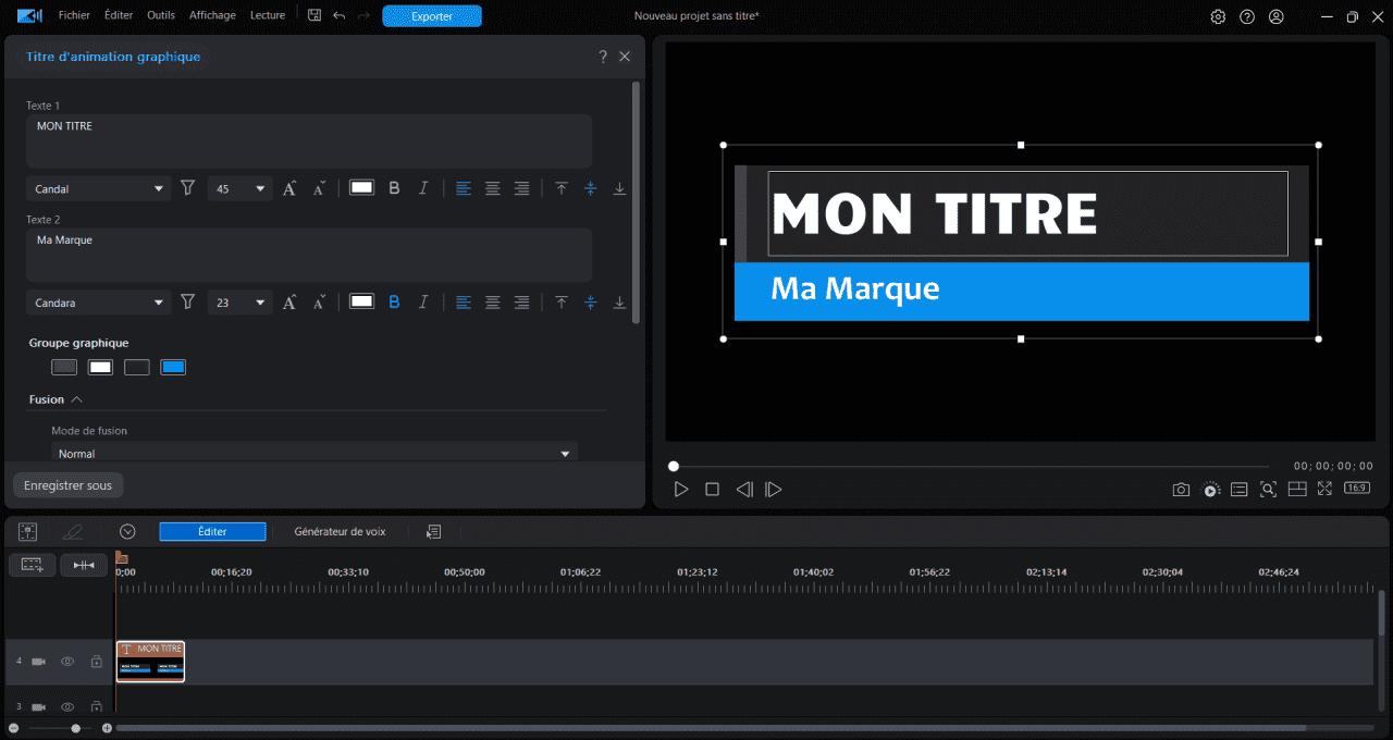 faceless vidéo avec PowerDirector