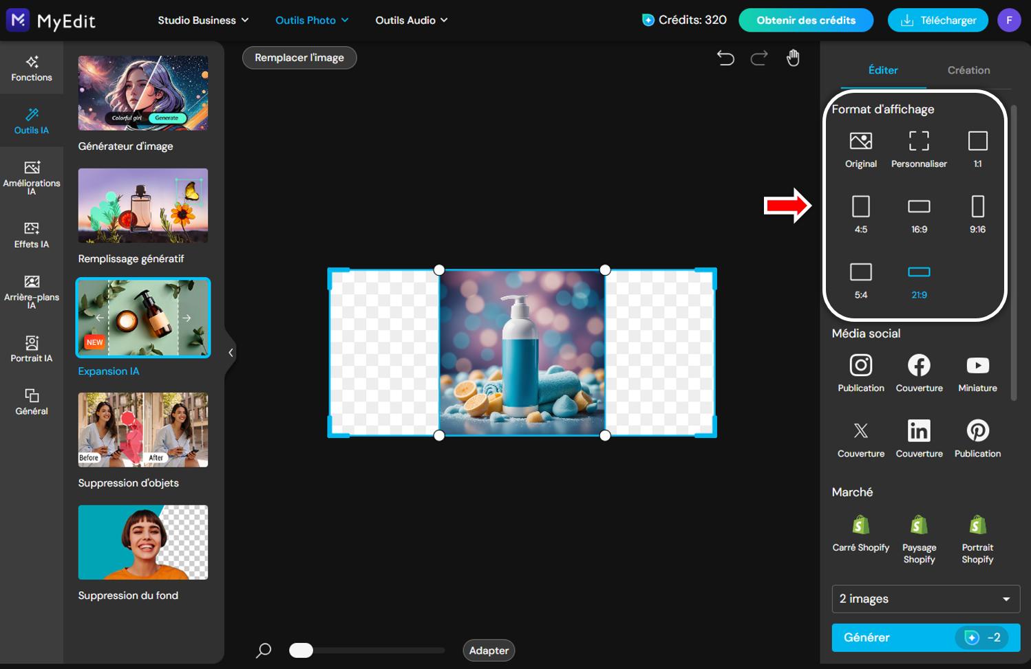 Tutoriel - Agrandir une image via IA - Etape 3