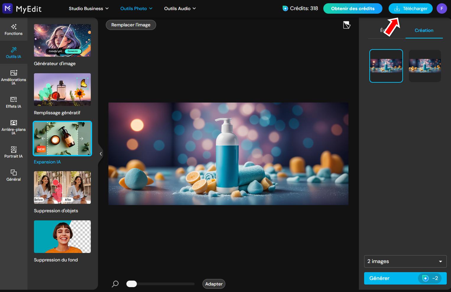 Tutoriel - Agrandir une image via IA - Etape 4