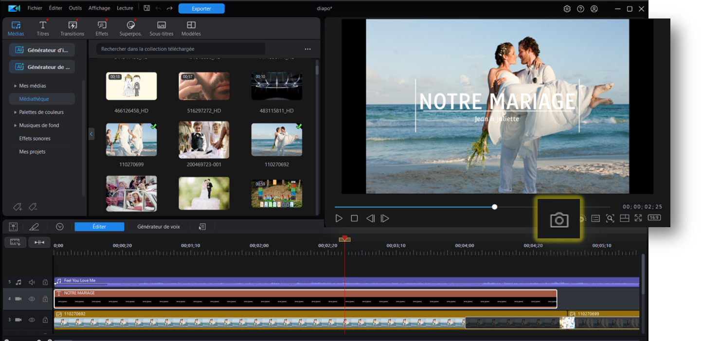 PowerDirector Interface