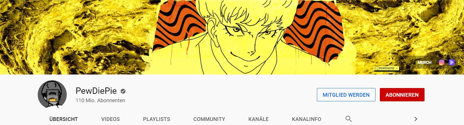 YouTube-Kanal - PewDiePie