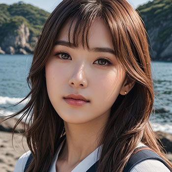 MyEdit アプリ テキストの画像生成 AI 彼女サンプル