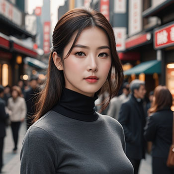 MyEdit アプリ テキストの画像生成 AI 彼女サンプル