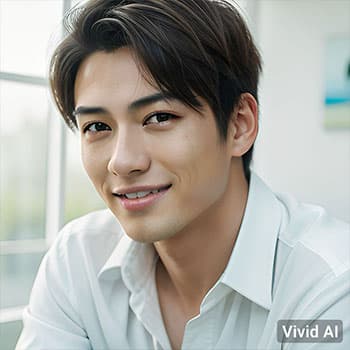 MyEdit アプリ テキストの画像生成 AI 彼氏サンプル