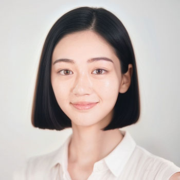 Vivid Glam AI ヘアスタイル 生成結果