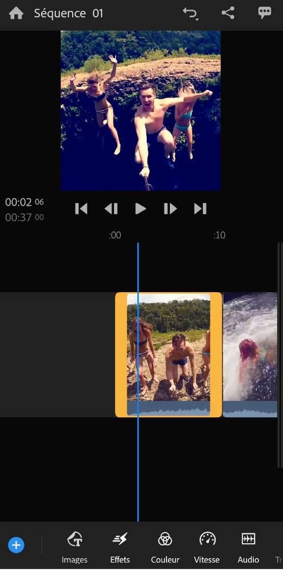 Adobe Premiere Rush - Meilleur choix pour les fans d'Adobe
