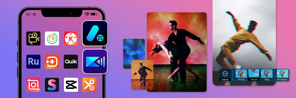 meilleures application pour monter des vidéos sur Android