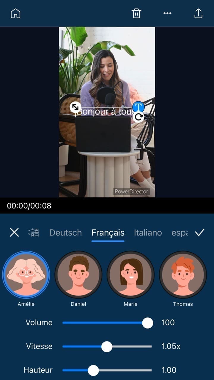 PowerDirector app - meilleure app IA de montage vidéo!