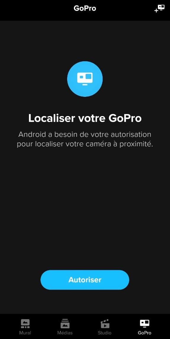 Quik - synchroniser avec un appareil GoPro
