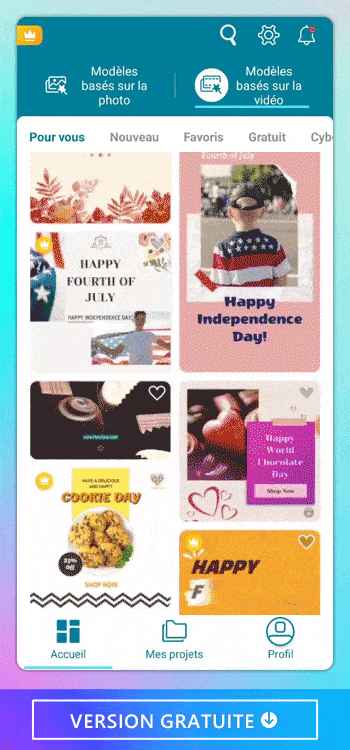 Promeo - des milliers de templates disponibles