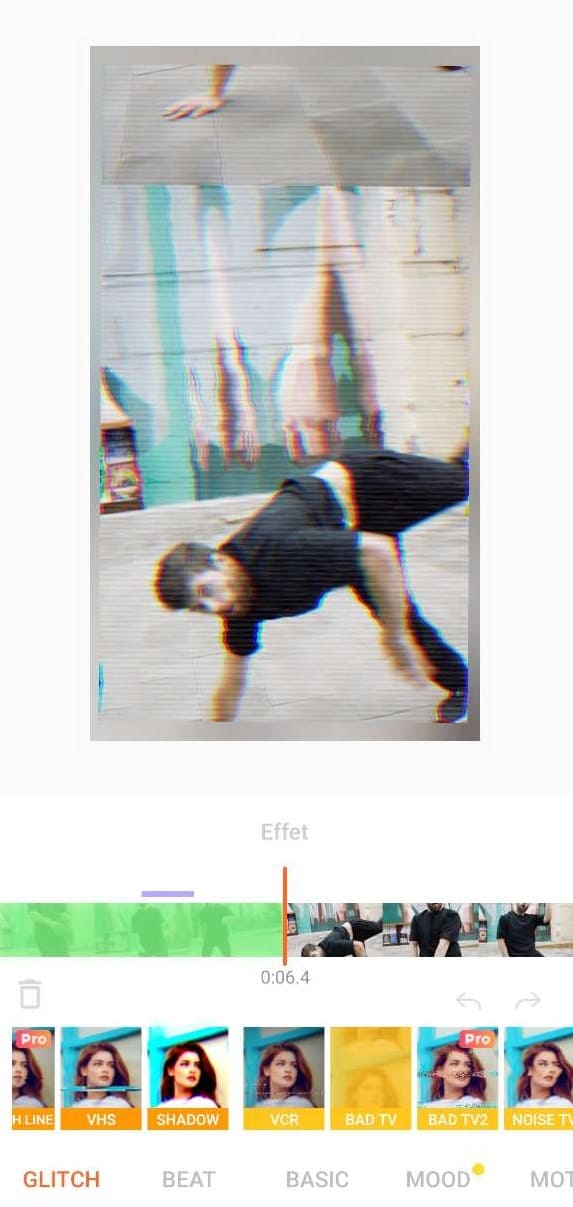 YouCut - nombreux effets de style