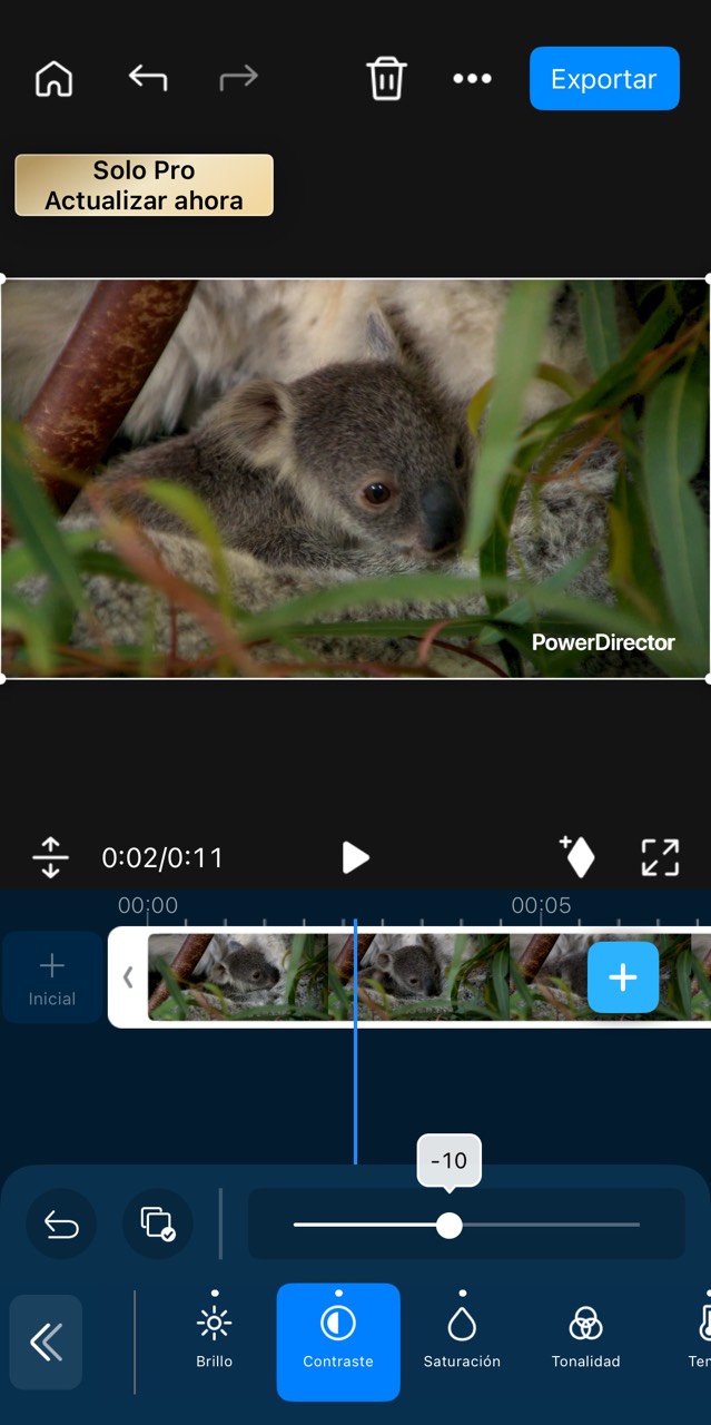 Ajuste manual para un control