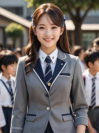 MyEdit AI 生成画像 制服コスプレ 