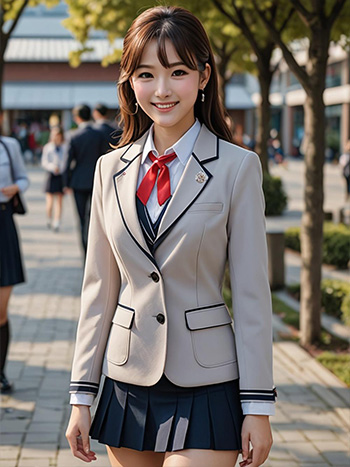 MyEdit AI 生成画像 制服コスプレ
