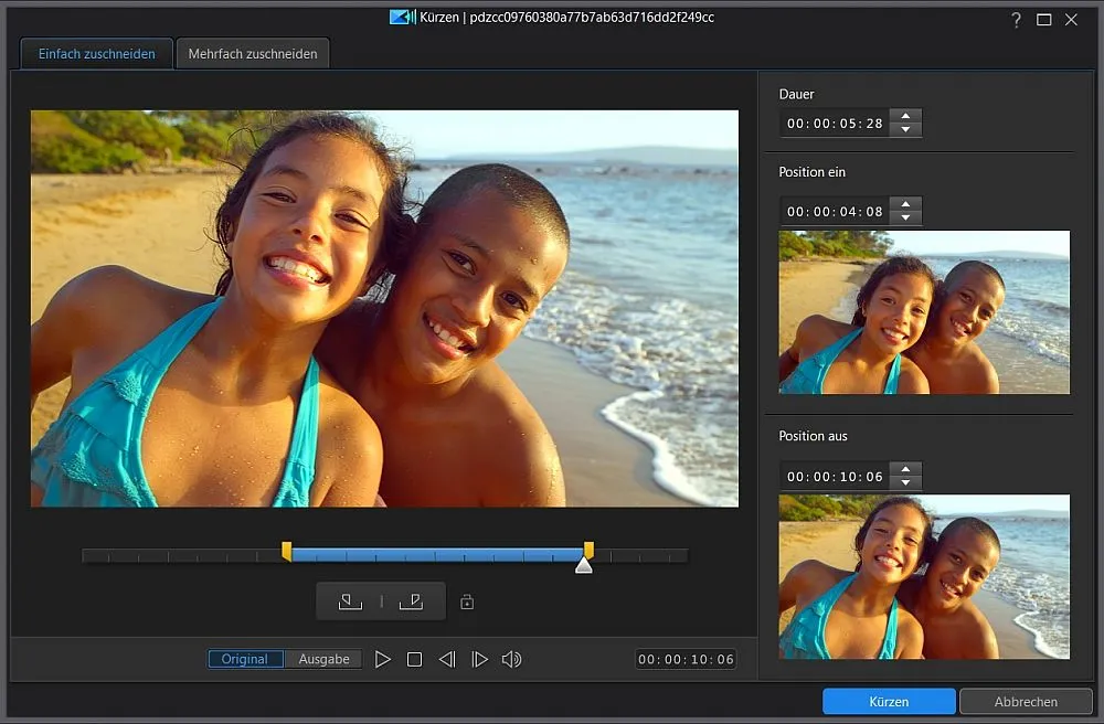 Video zuschneiden